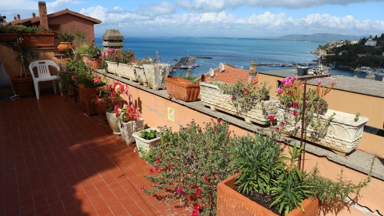 Апартаменты La Casa Di Elba E Mario Порто Санто Стефано Экстерьер фото